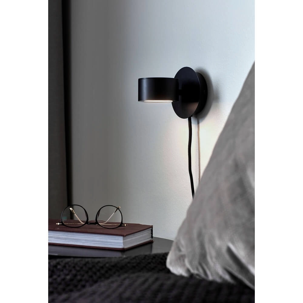 Design wandspot Clyde zwart Nordlux 5704924001178