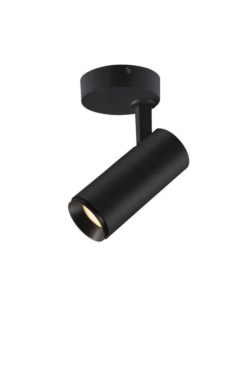 Opbouwspot Numinos S zwart 2700K - 60gr