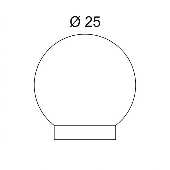 Tuinlamp Rotoball Floor 25 SLV 4024163157414