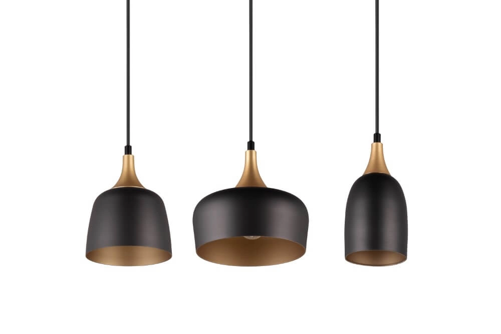 Design hanglamp Chiraz zwart 3-lichts Trio 4017807566826