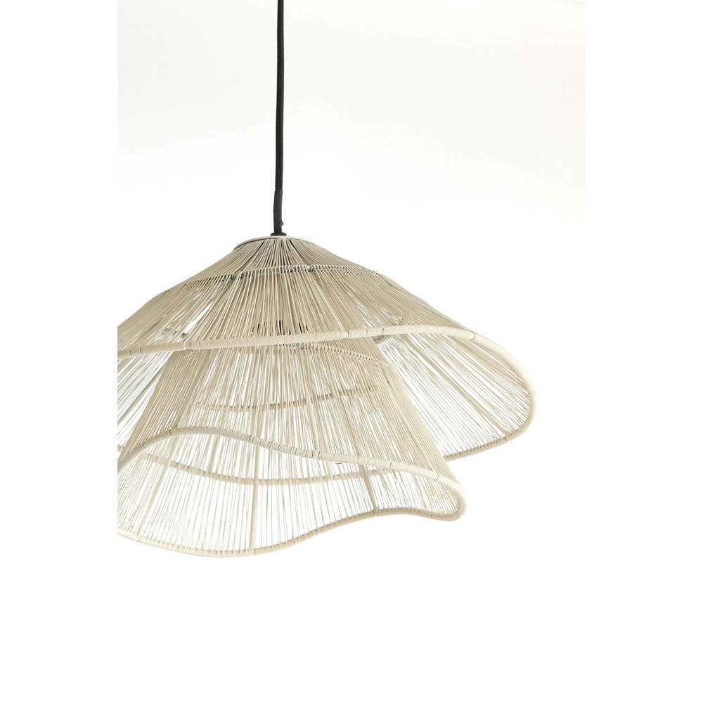Japandi hanglamp Alameda wit Ø 36cm Light & Living 8717807778774