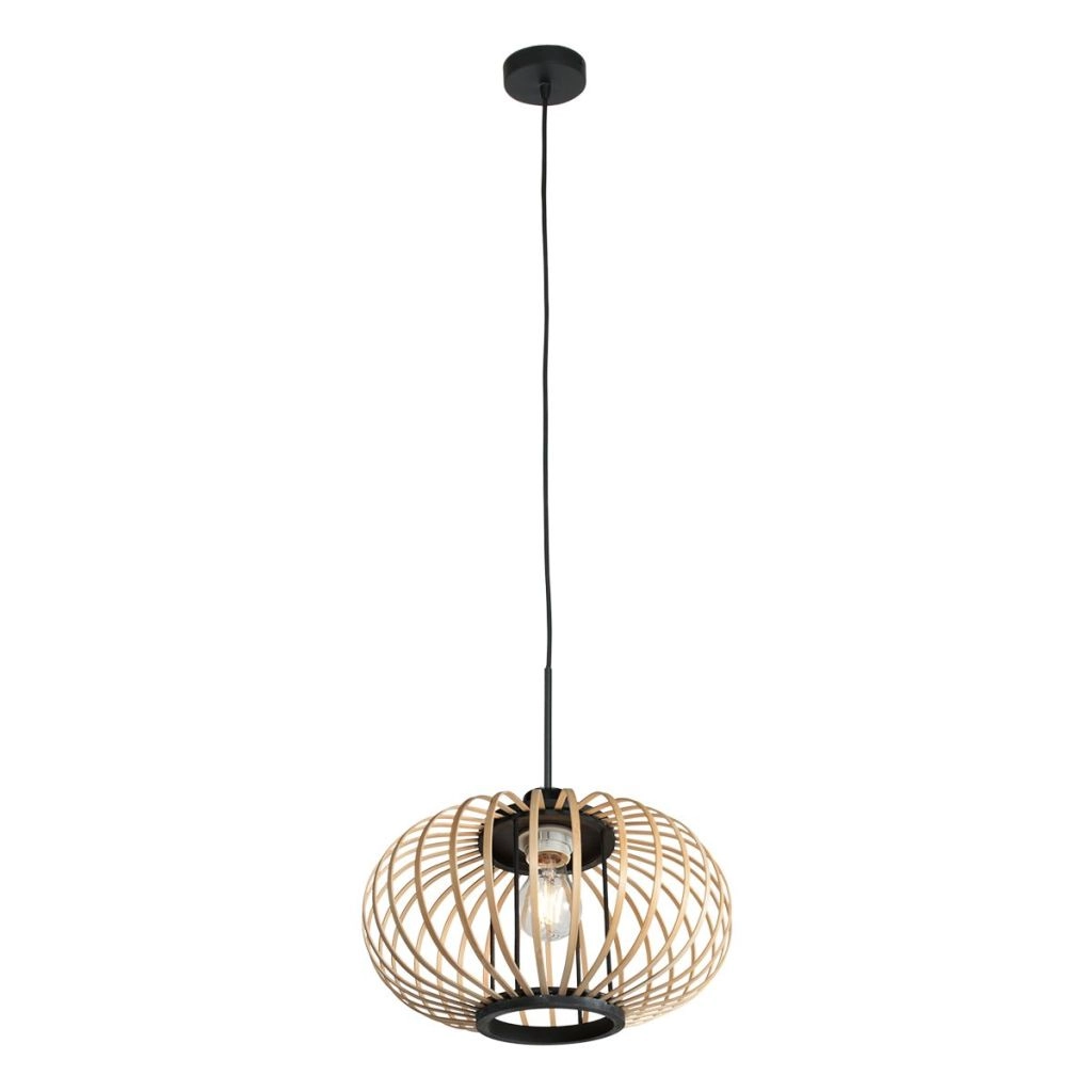 Hanglamp Silva met bamboe kap Ø31cm Steinhauer 8712746182736