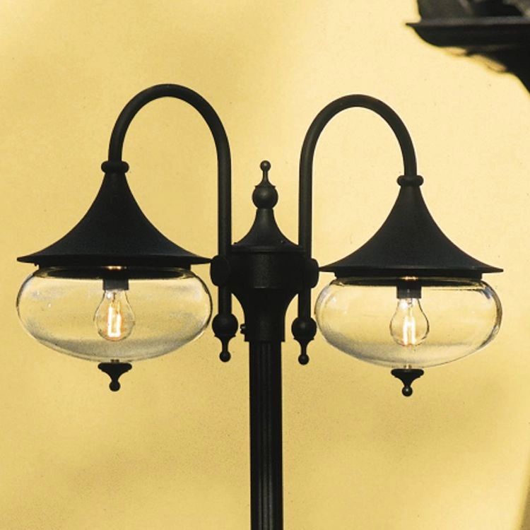 Lantaarnlamp Libra 2-lichts zwart KonstSmide 7318306207508