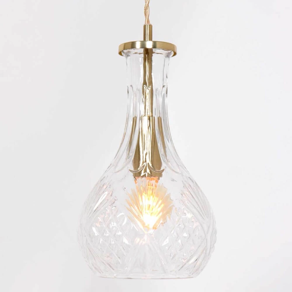 Klassieke hanglamp Grazioglass Ø 14cm Steinhauer 8712746166323