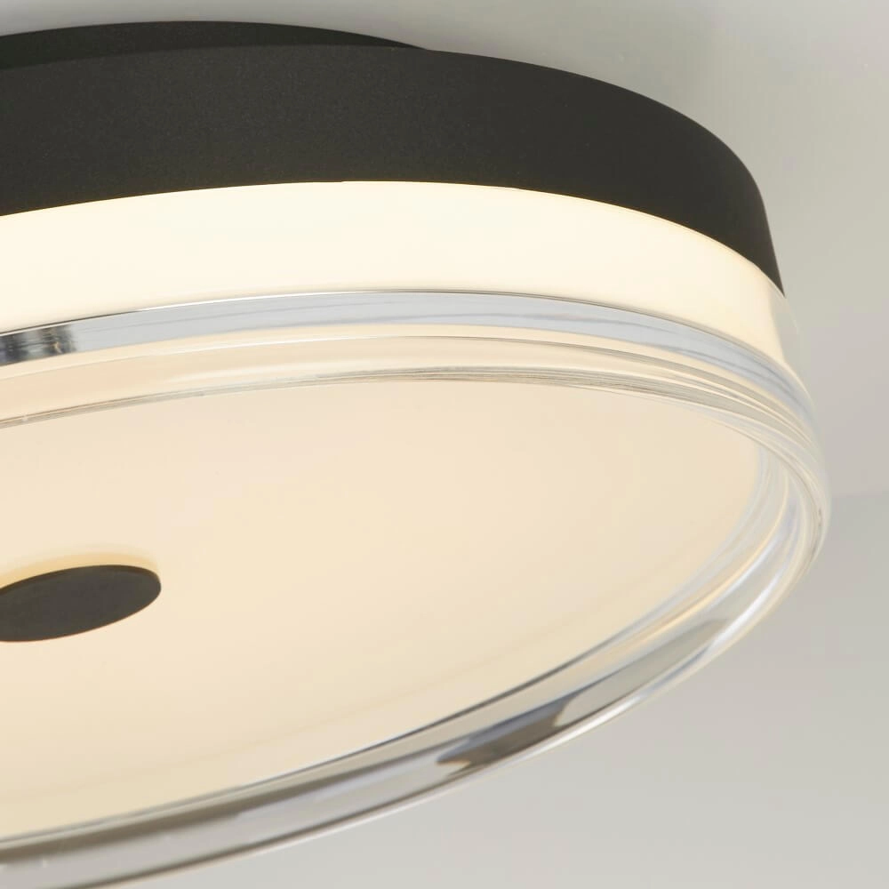 Plafondlamp Cyprus Ø 40cm zwart Searchlight 5053423273716