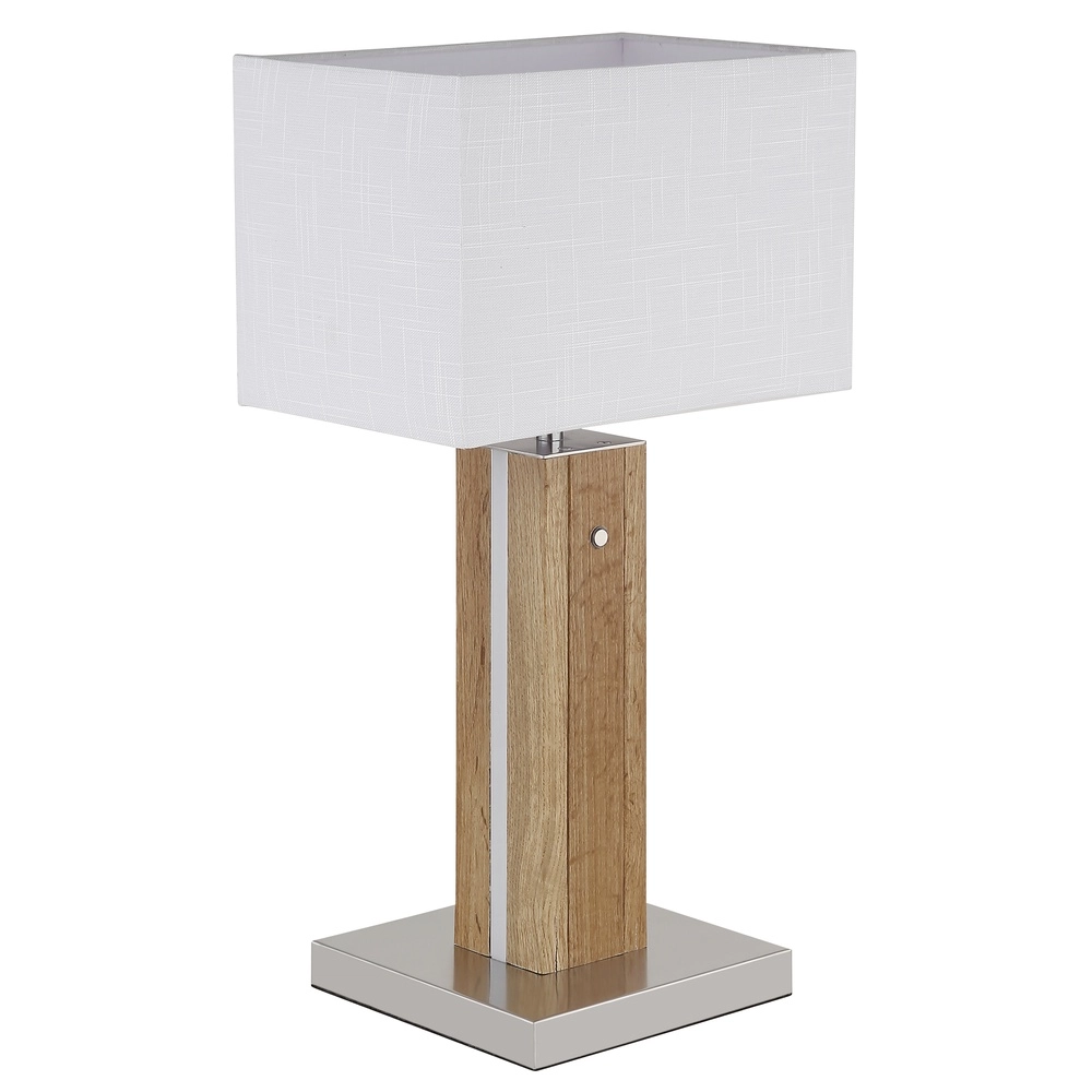 Houten schemerlamp Forest met kap Globo 9007371592333
