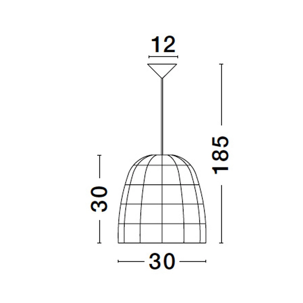 Hanglamp Marlo rotan Ø 30cm Lyora 5212017438843