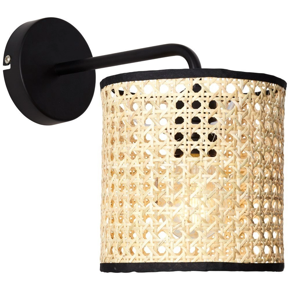 Rotan wandlamp Wiley