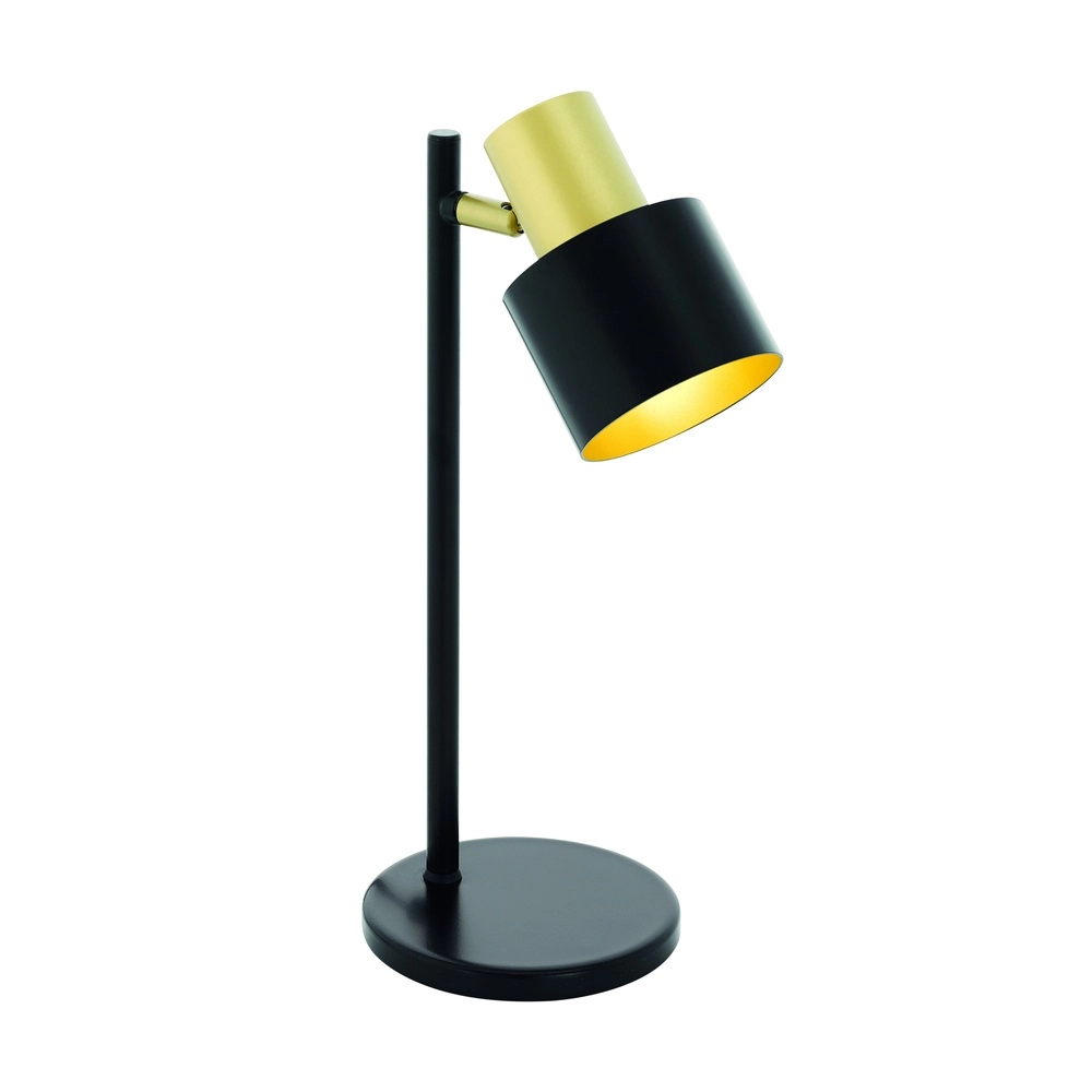 Moderne tafellamp Fiumara zwart met goud