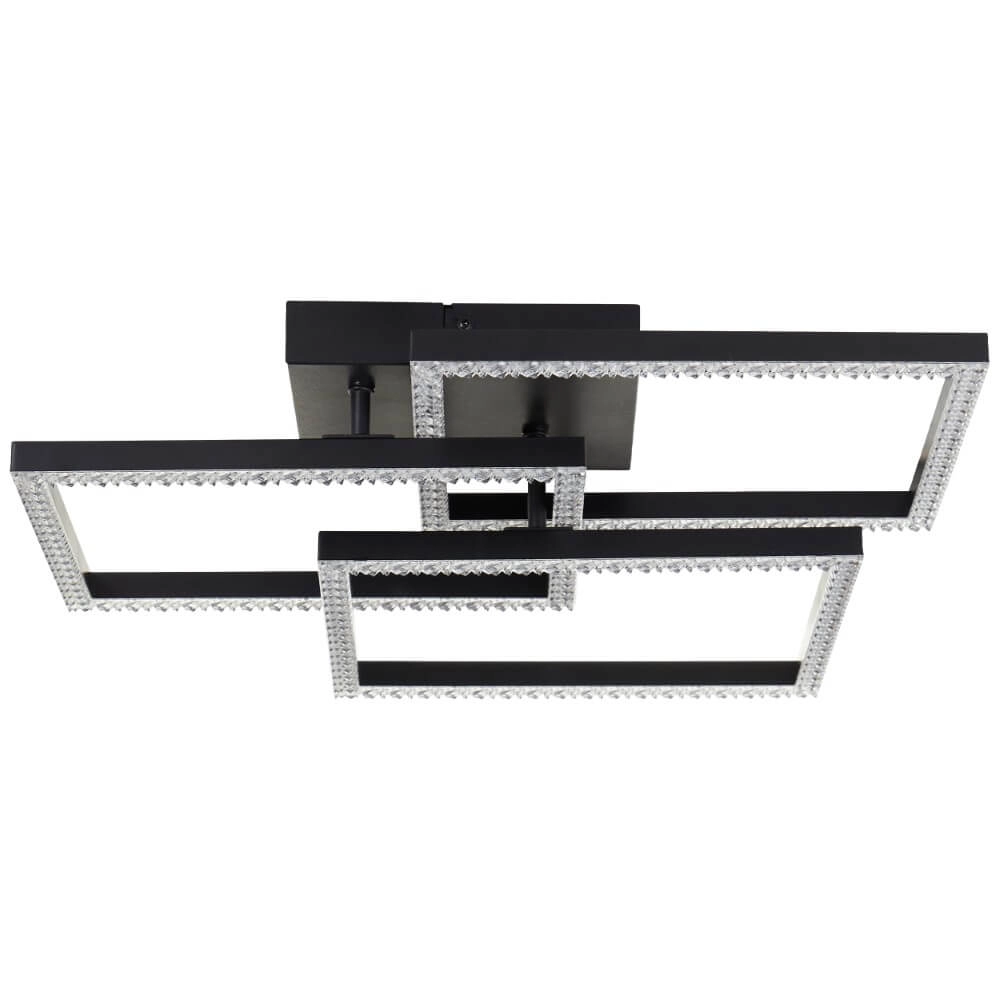 Zwarte plafondlamp Ranni 3900lm Brilliant 4004353442148