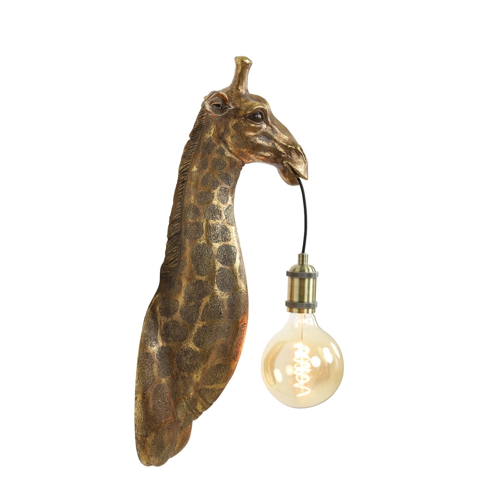 Wandlamp Giraffe brons Light & Living 8717807607937