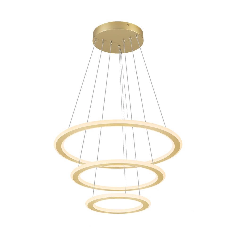 Design hanglamp One Flat goud