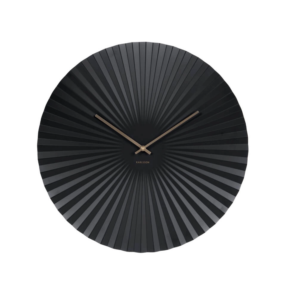 Wandklok Sensu XL zwart - Ø 50cm