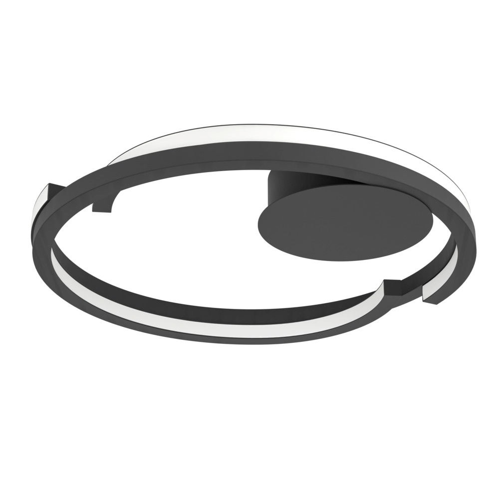 Plafondlamp Mezzomonte zwart