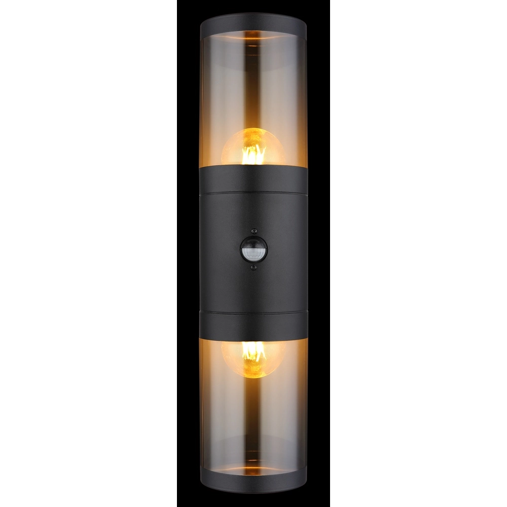 Moderne wandlamp Xeloo zwart met sensor Globo 9007371435289