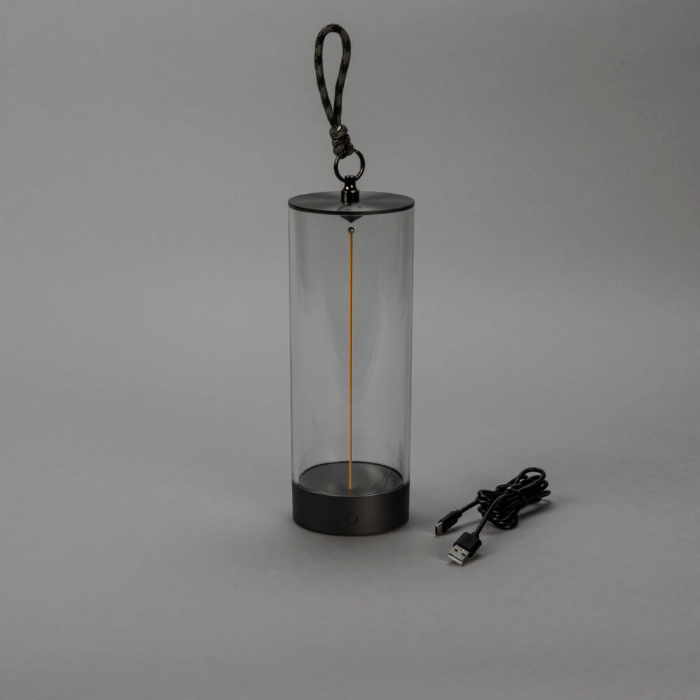 Oplaadbare lamp Edison S antraciet KonstSmide 7318307846379