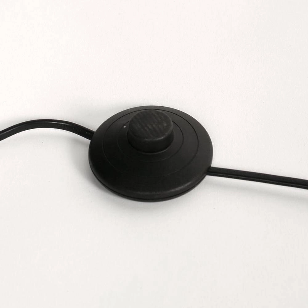 Zwarte vloerlamp Tenebris 2-lichts Steinhauer 8712746178159