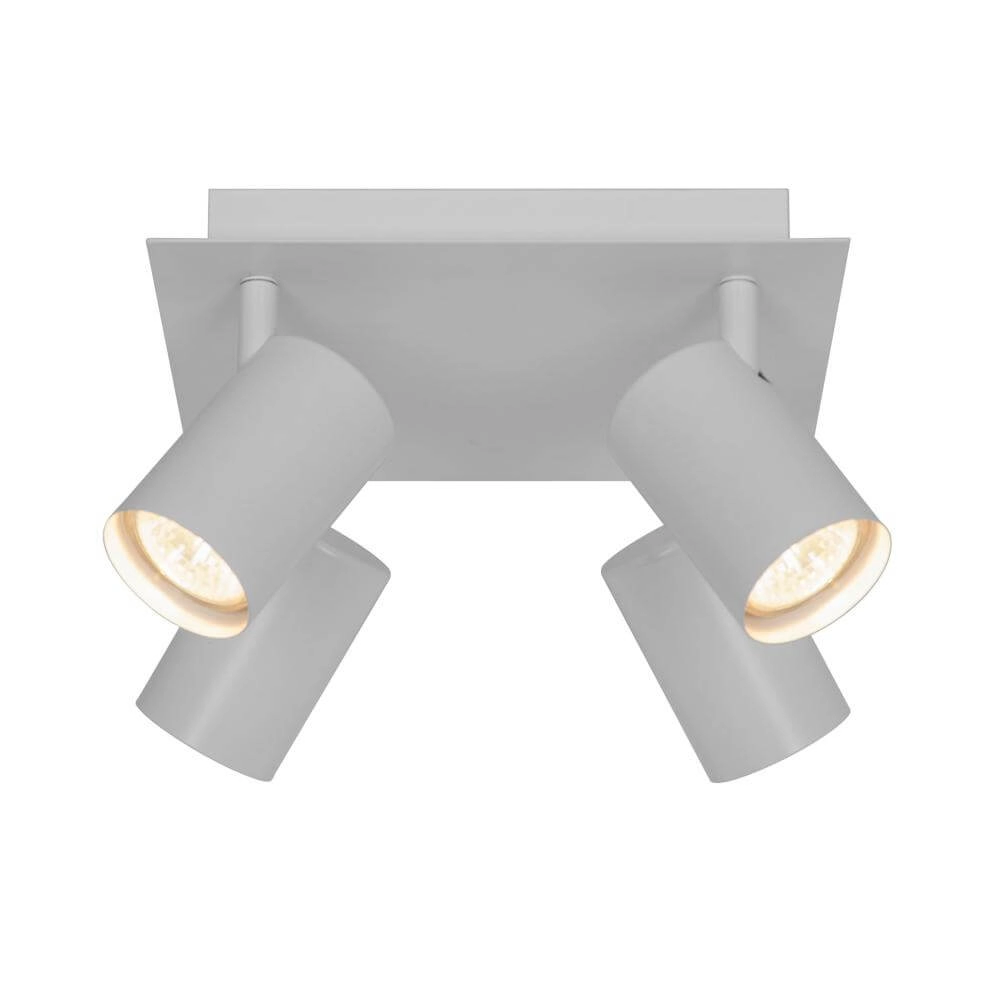 Witte plafondlamp Frida 4-lichts
