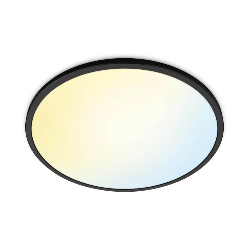Slimme plafonnière SuperSlim Ø 43cm - zwart WiZ 8719514554955