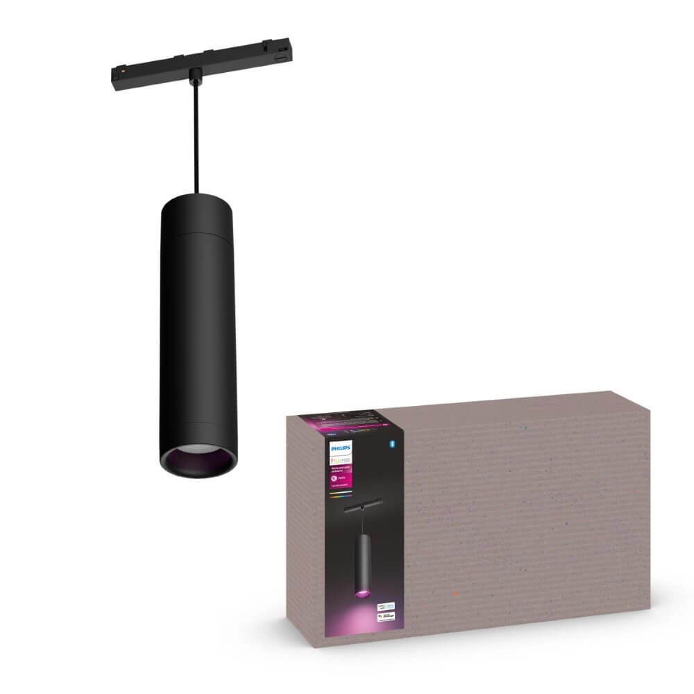 Hue Perifo - White and color uitbreiding hanglamp zwart Philips 8719514407480
