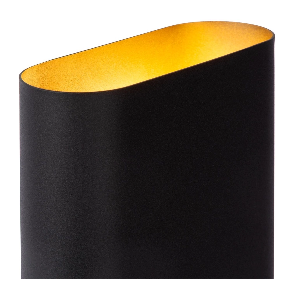 Design wandspot Ovalis zwart Lucide 5411212126894