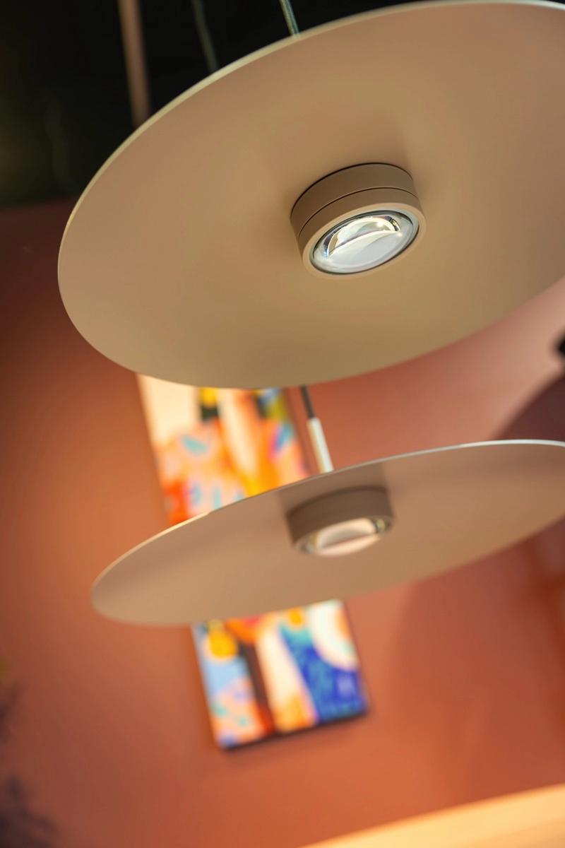 Strakke hanglamp Sanne Ø 50cm - zand ETH 8720195311034