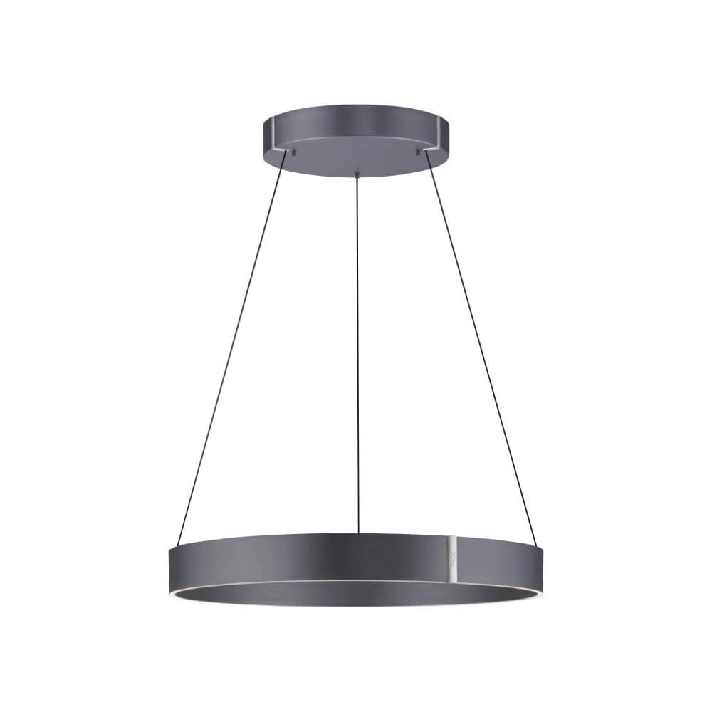 Ronde hanglamp Pure E-Clipse grijs Ø 70cm
