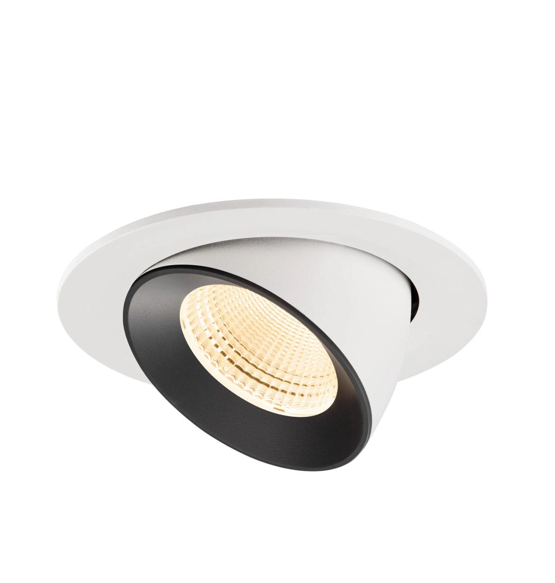 Inbouwspot Numinos Gimble L wit/zwart 2700K - 55gr SLV 4024163310369