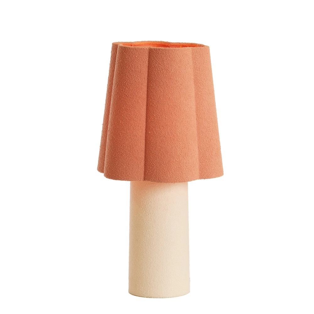 Schemerlamp Musaby organische vorm - wit en roze Light & Living 8717807784256