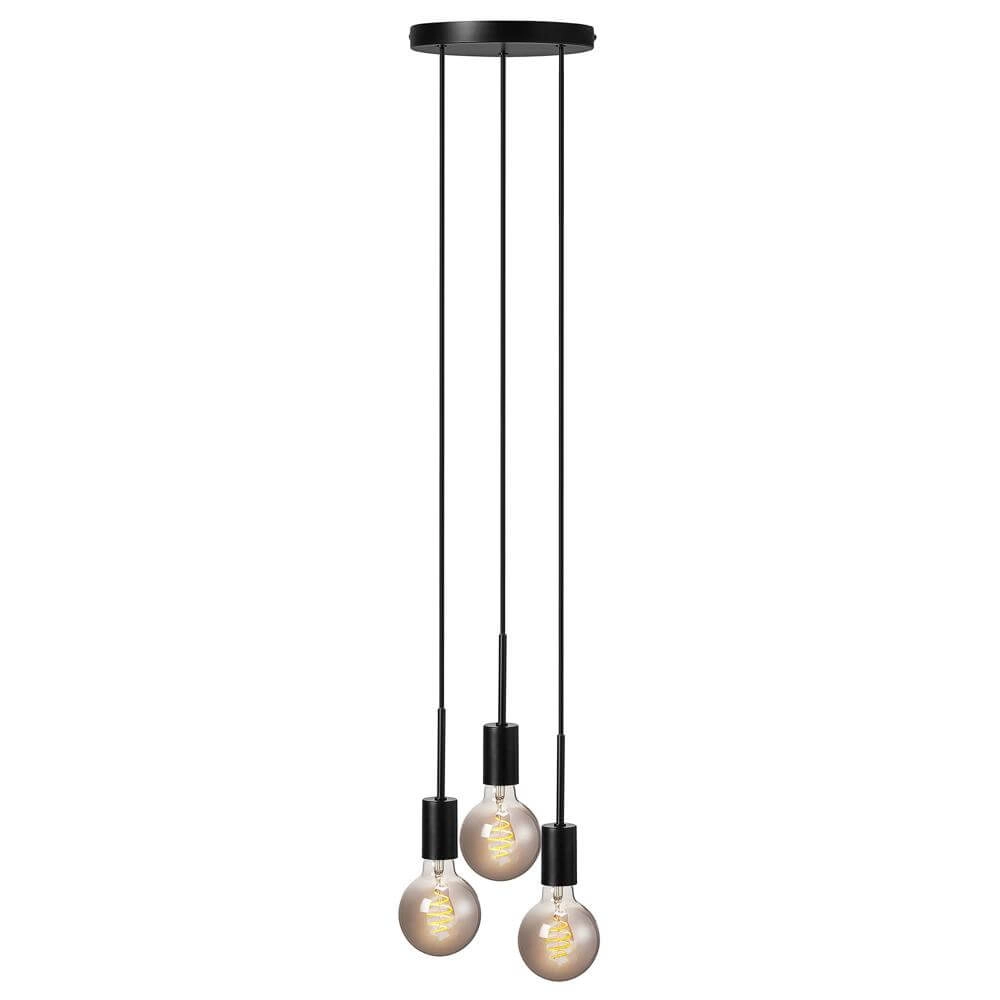 3-lichts hanglamp Paco zwart Nordlux 5704924005237