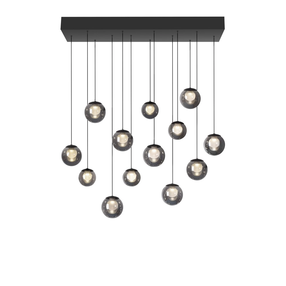 13-lichts hanglamp Pure Popup mystic grey Paul Neuhaus 4012248398302