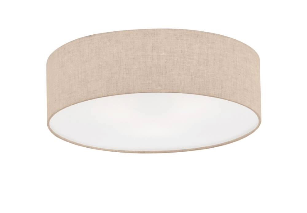 Ø 40cm plafondlamp Thor met zandkleur linnen