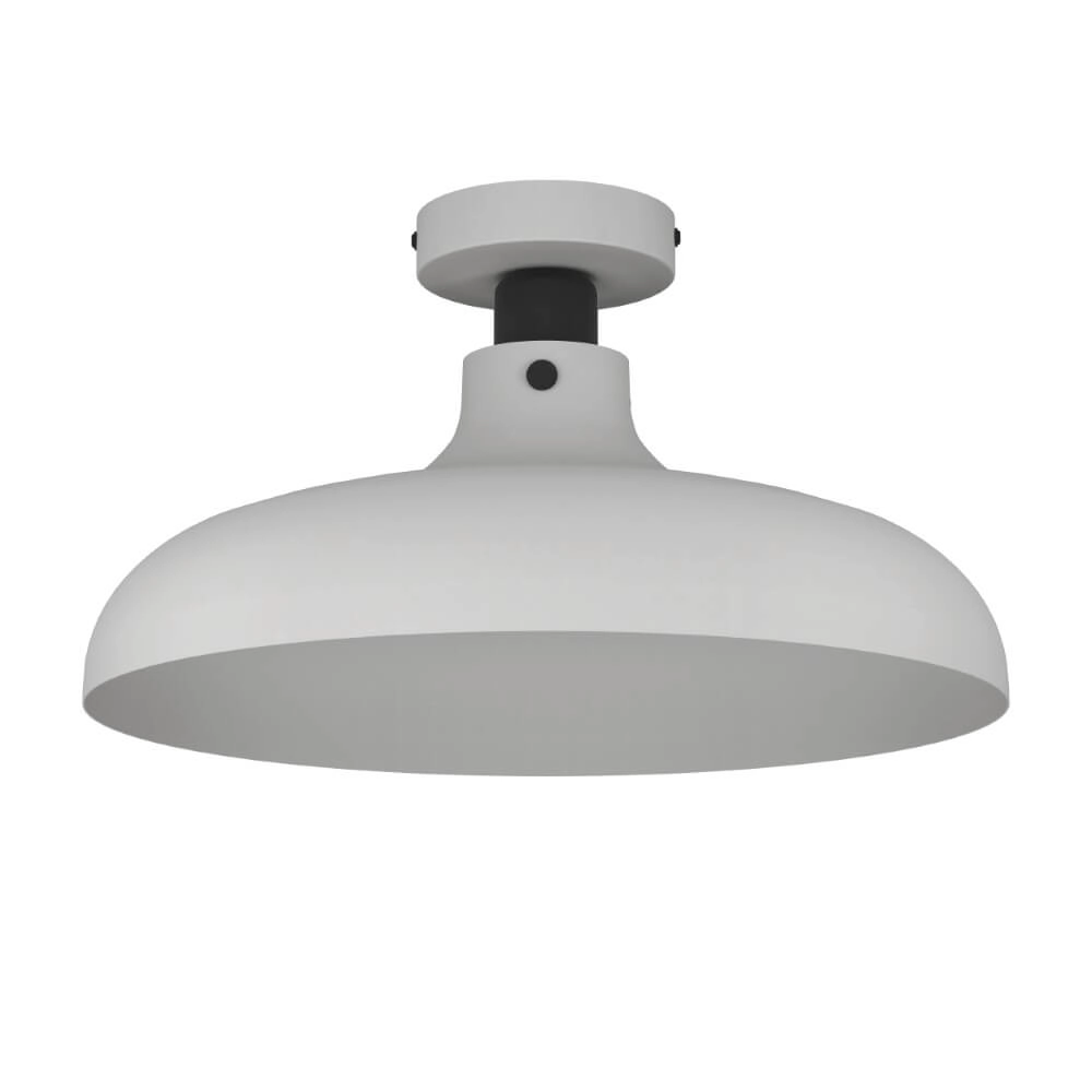 Grijze plafondlamp Matlock Ø 38cm