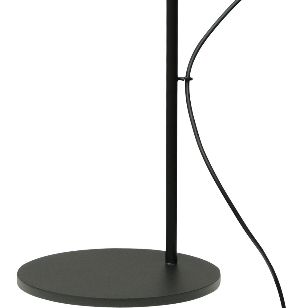 Tafellamp zwart Bounty met blackline glas Masterlight 8718121247885