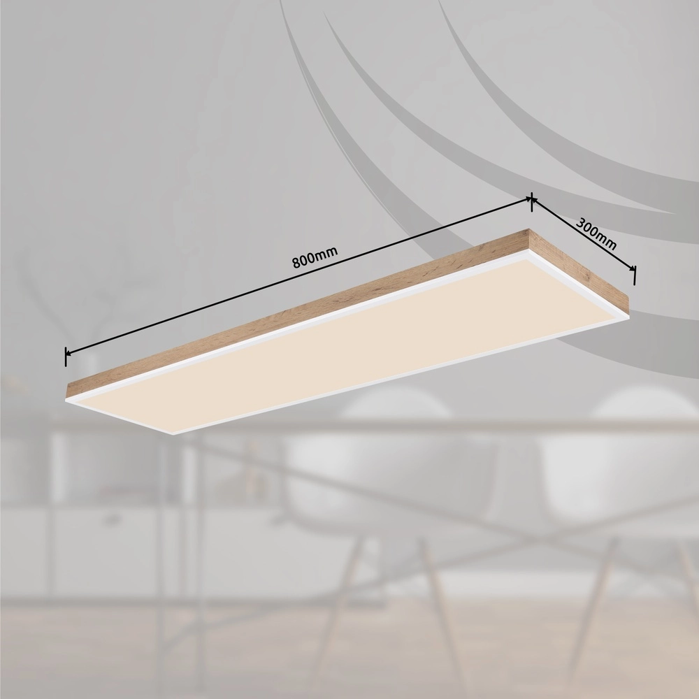 Design plafondlamp Doro 120cm hout Globo 9007371448166