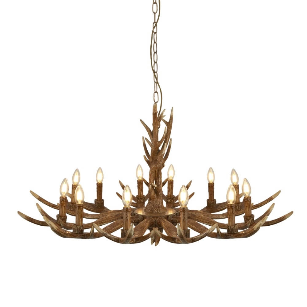 Houten hanglamp Stag Ø 108cm