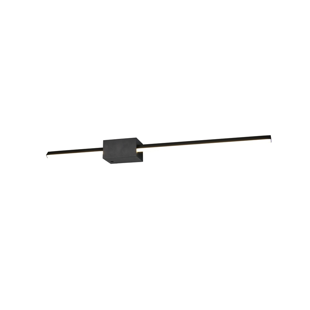 Moderne wandlamp Cassino zwart 70,5cm Trio 4017807683226