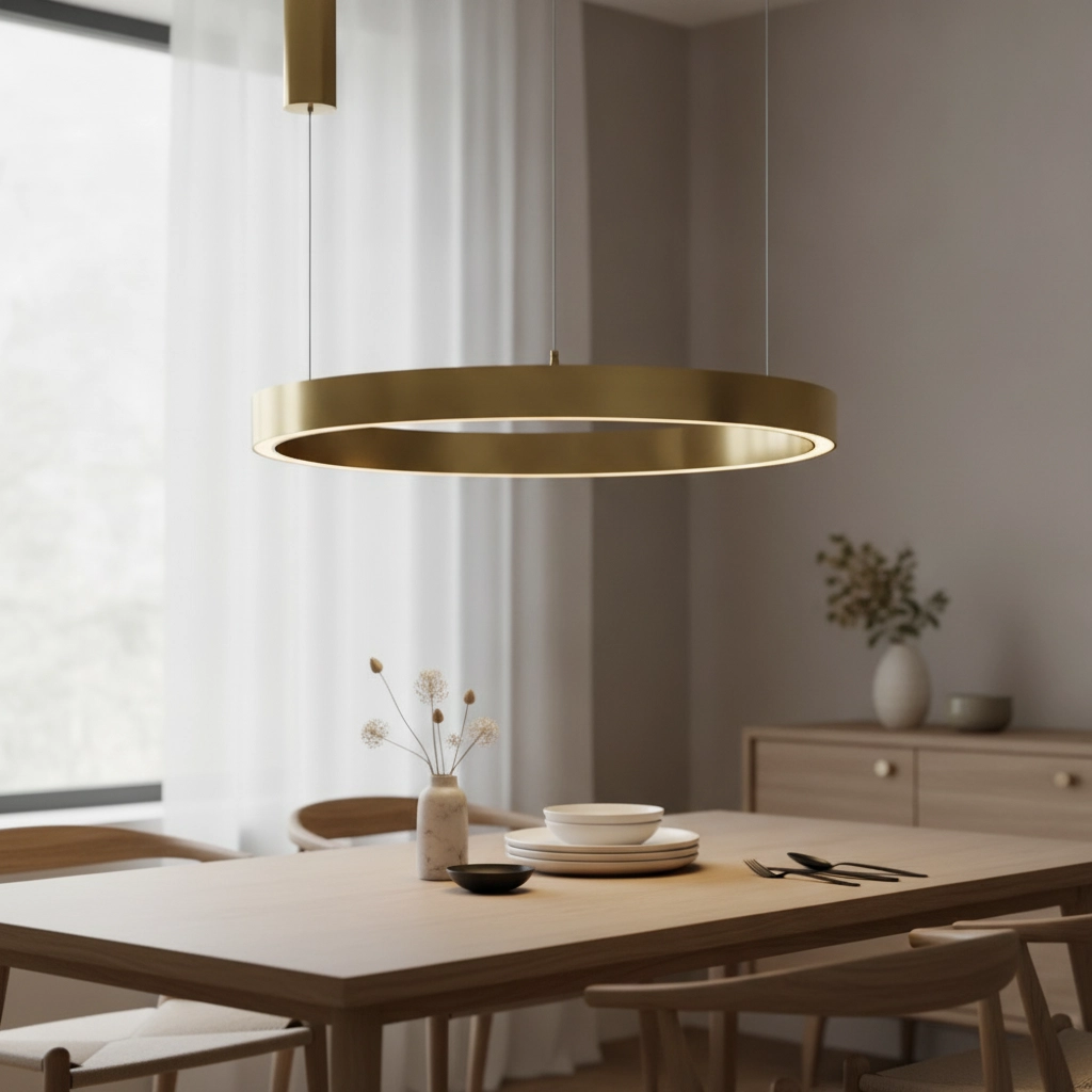 Design hanglamp Sting goud Ø 80cm
