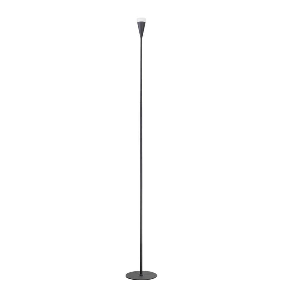 Zwarte vloerlamp Defender design