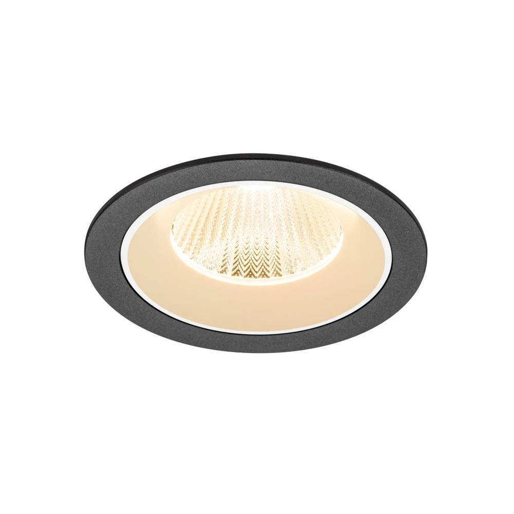 Inbouwspot Numinos L zwart/wit 2700K - 40gr