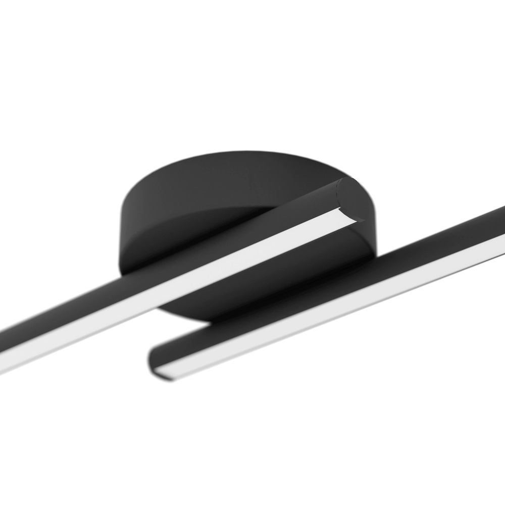 Smart plafondlamp Flatron-Z zwart Eglo 9008606390588