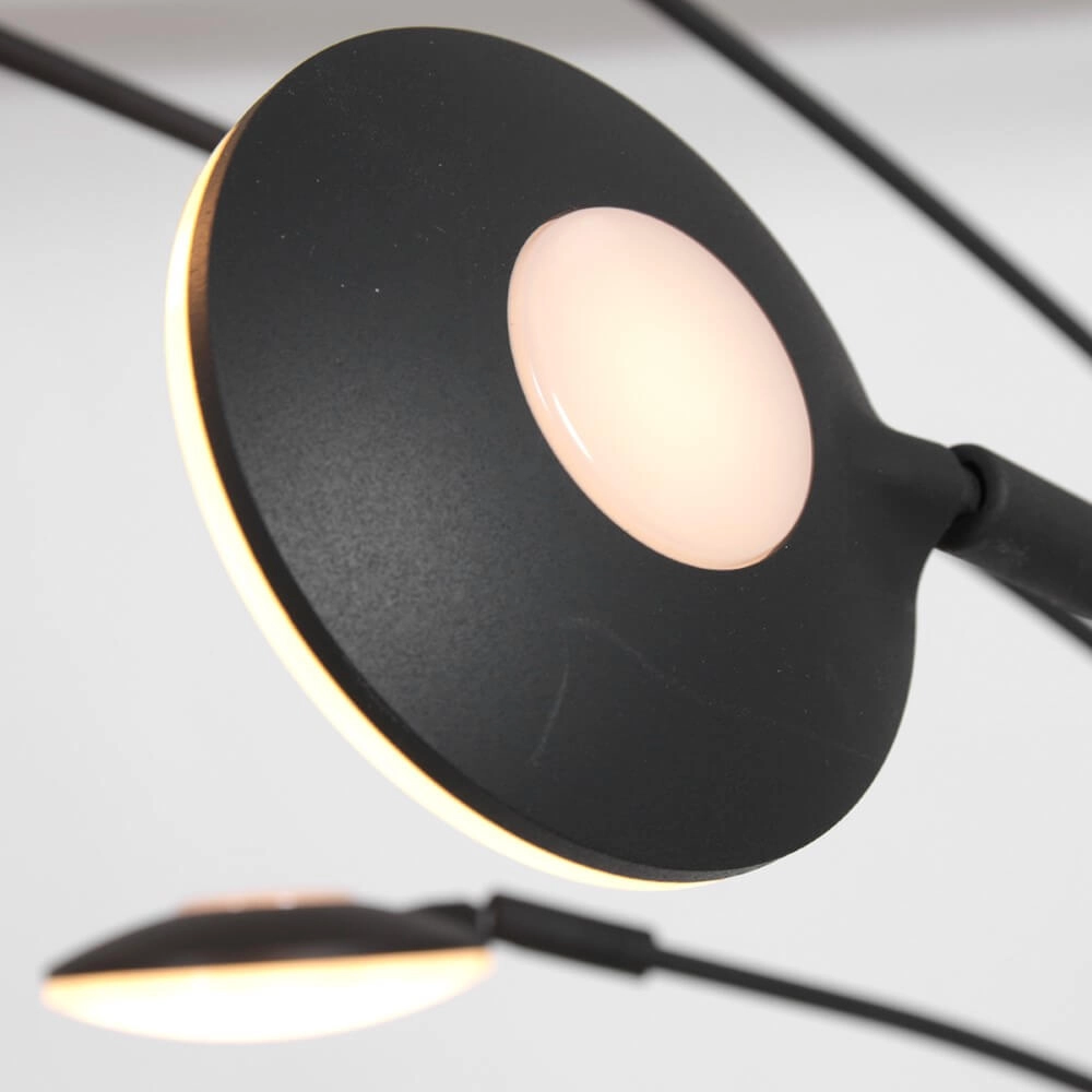 Led leeslamp Synna zwart Steinhauer 8712746153026