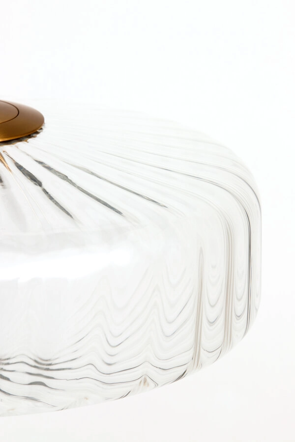 Hanglamp Pleat goud Ø40cm Light & Living 8717807687823