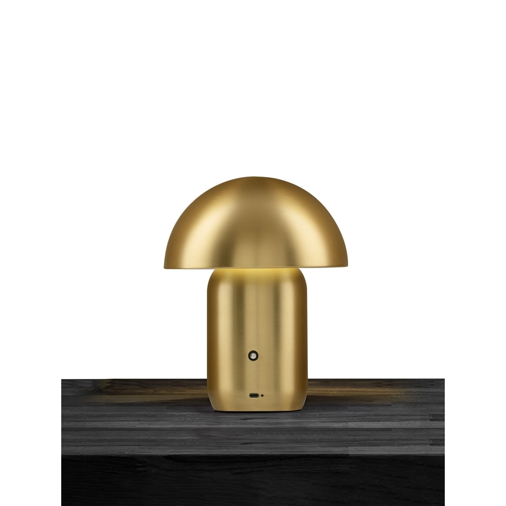 Design tafellamp Pois oplaadbaar goud