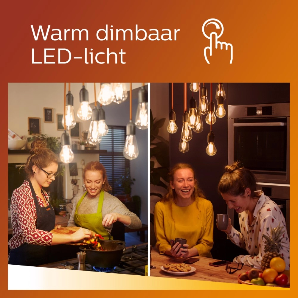3.8W - GU10 - 2200-2700K - 350 lumen set van 6 Philips 8718696721674