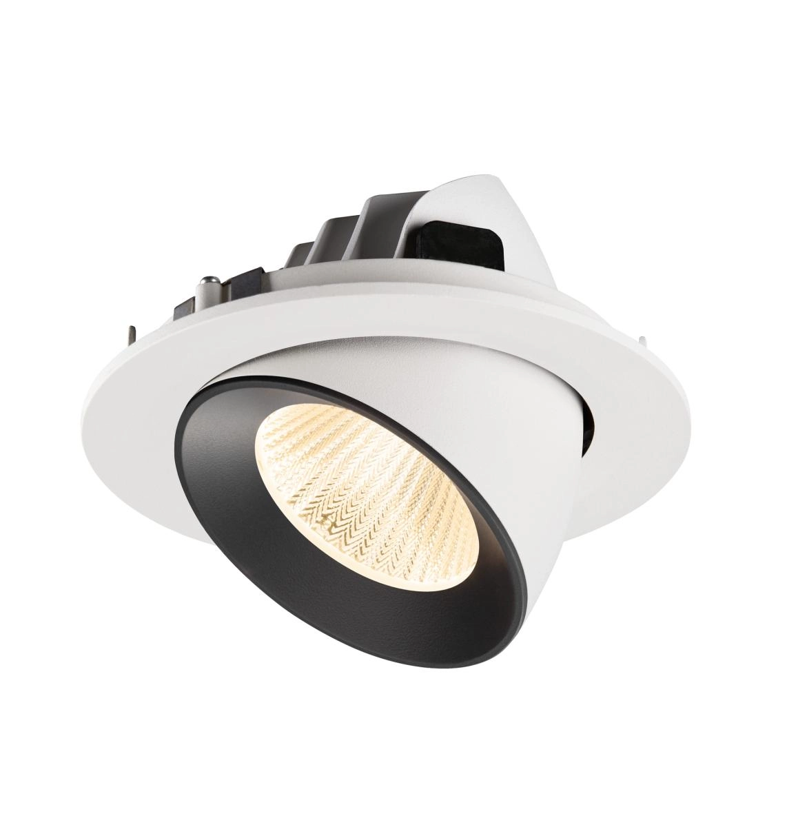 Inbouwspot Numinos Gimble L wit/zwart 2700K - 40gr SLV 4024163310390