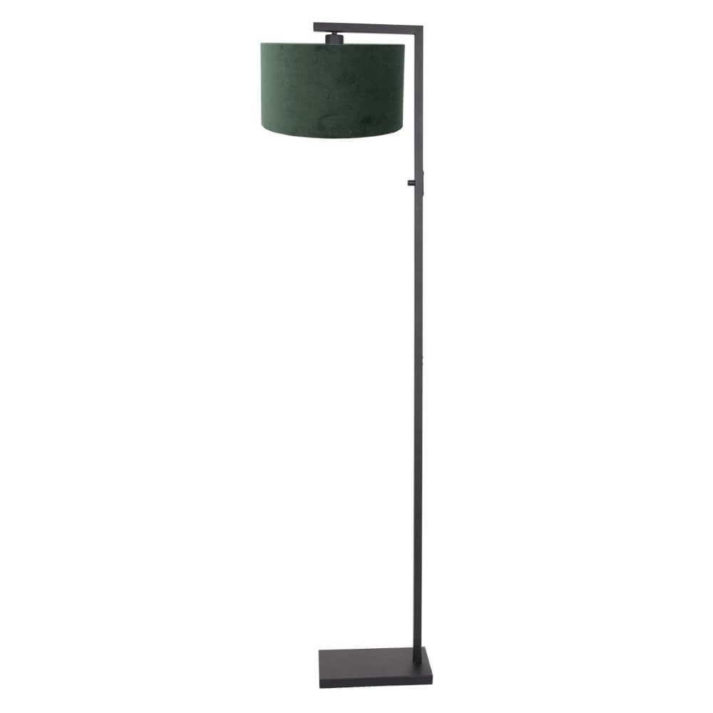 Chique schemerlamp Stanger met groen velvet Steinhauer 8712746151756