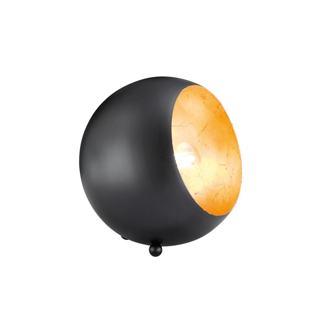 Tafellamp Billy 15cm zwart met goud