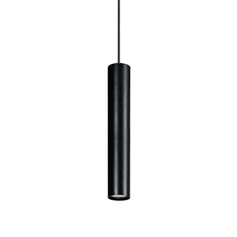 Strakke hanglamp Eye zwart