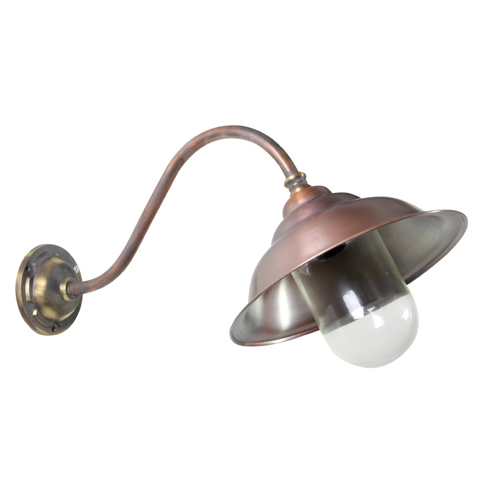 Landelijke buitenlamp Savoye II schuin